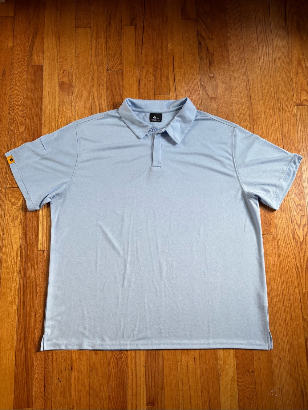 Zity Men's Light Blue Performance Polo Shirt 3XL